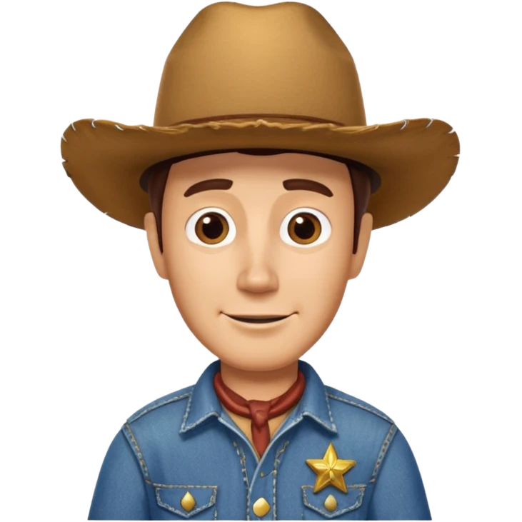 Sheriff Woody from the movie Disney Pixar's Toy Story  emoji