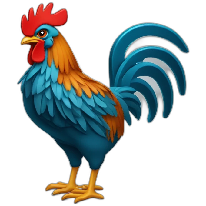 rooster with wrench emoji
