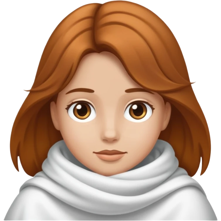 Een meisje die geen voor rand heeft emoji