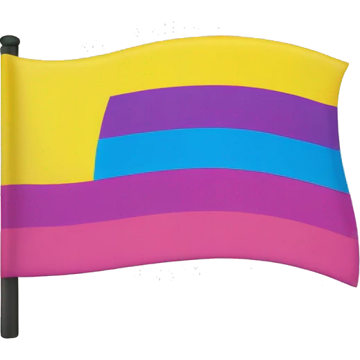Pansexual flag  emoji