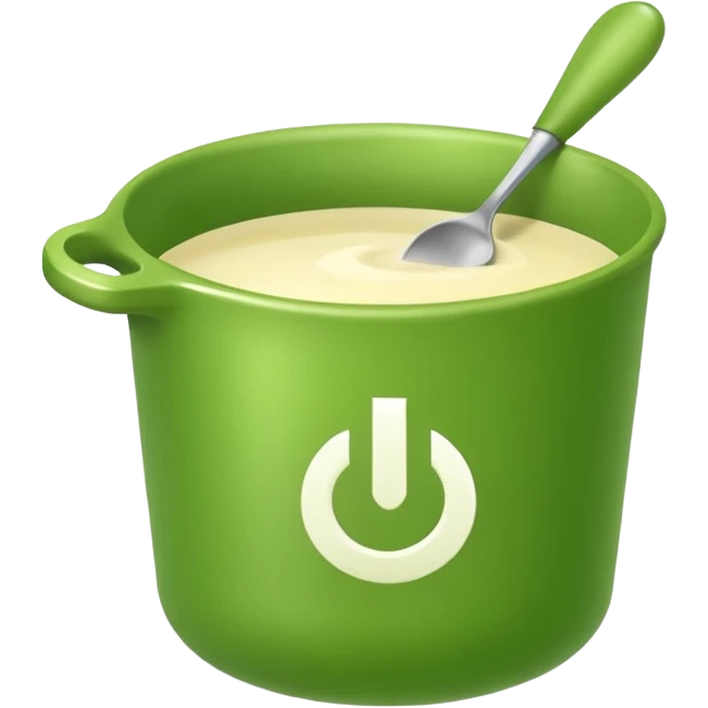 Small icon emoji of recipe formula, minimum details, green #36a767 main color emoji