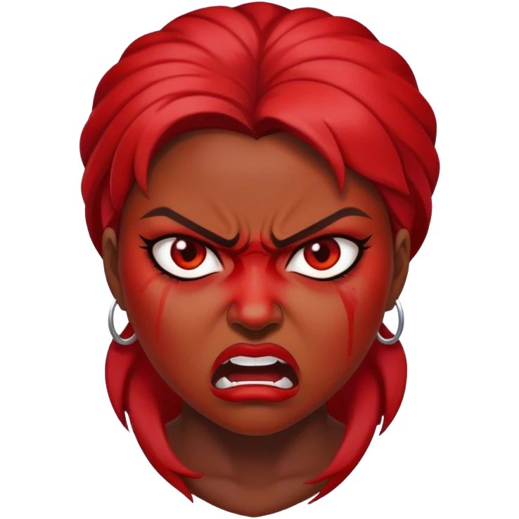 angry angry angry woman emoji