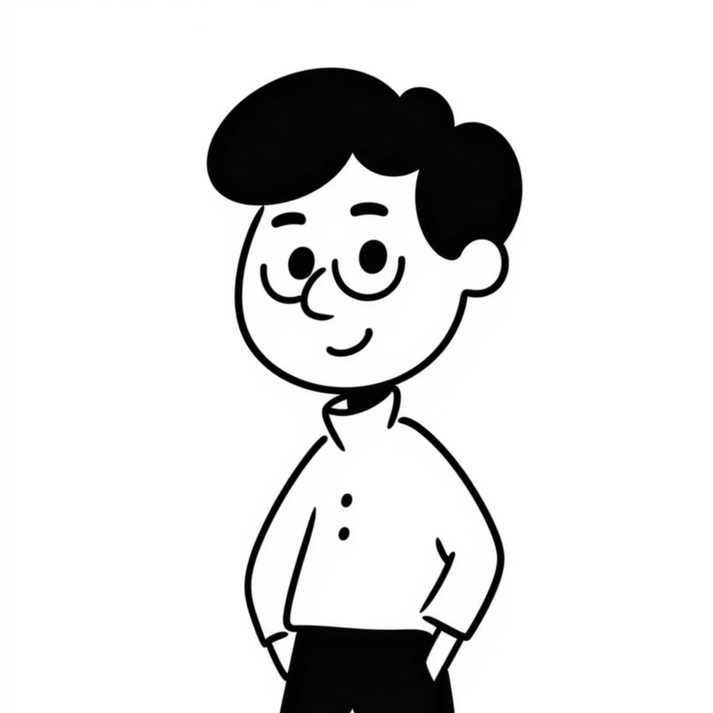side eye doodle style hand drawn emoji