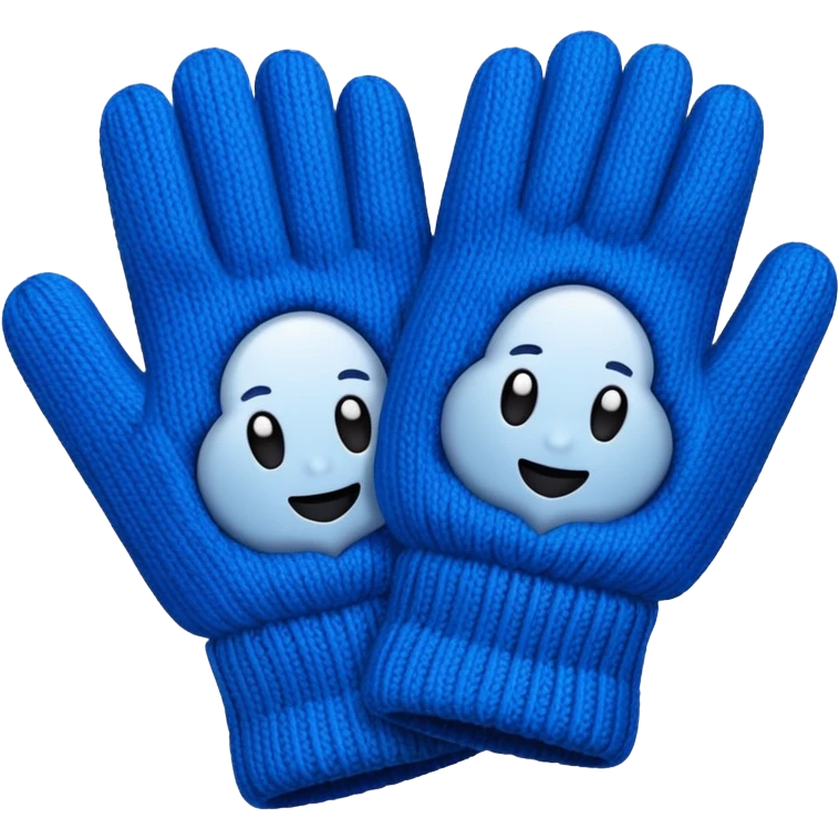 winter gloves emoji