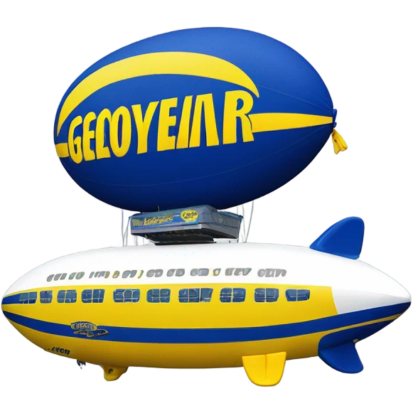 Goodyear blimp emoji