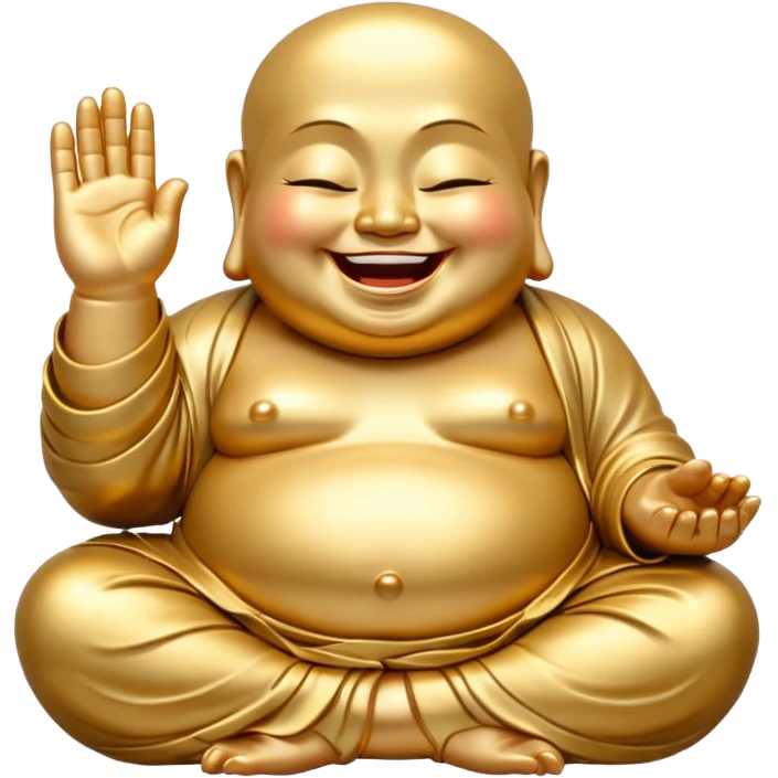Laughing Buddha emoji