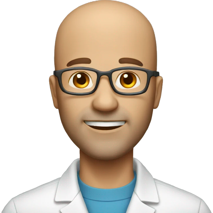 professor-infectious disease specialist, 42-year-old man emoji