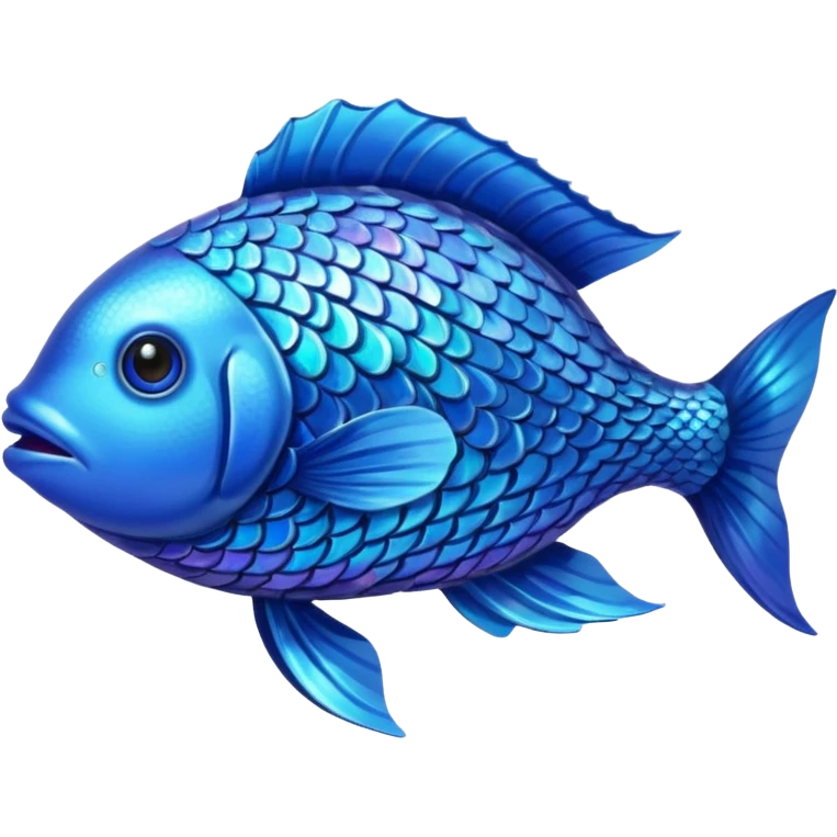blue fish emoji