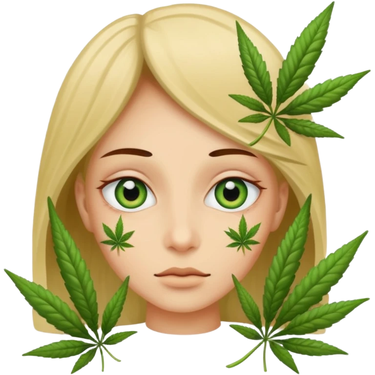😍 replace heart eyes with weed plant eyes emoji