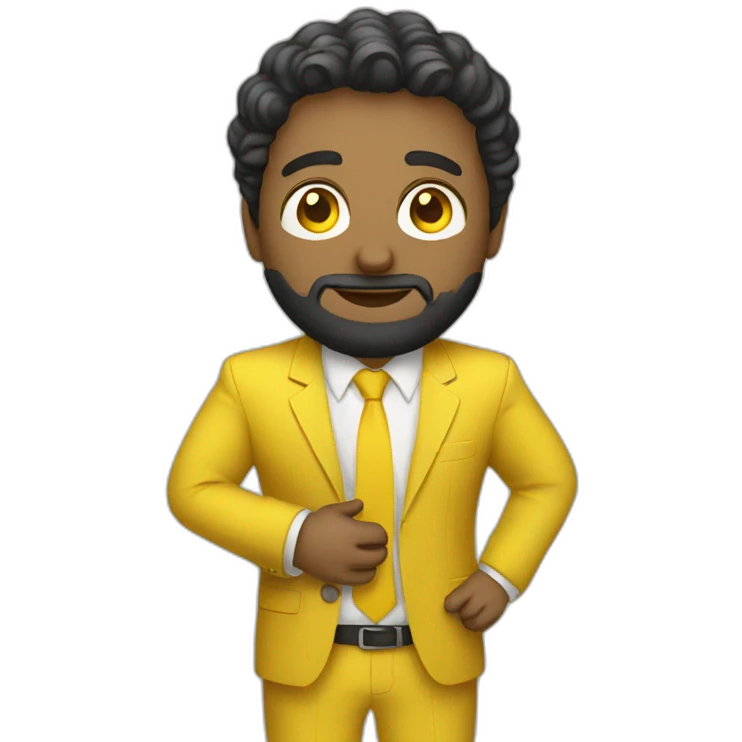 product-manager with yellow suit emoji