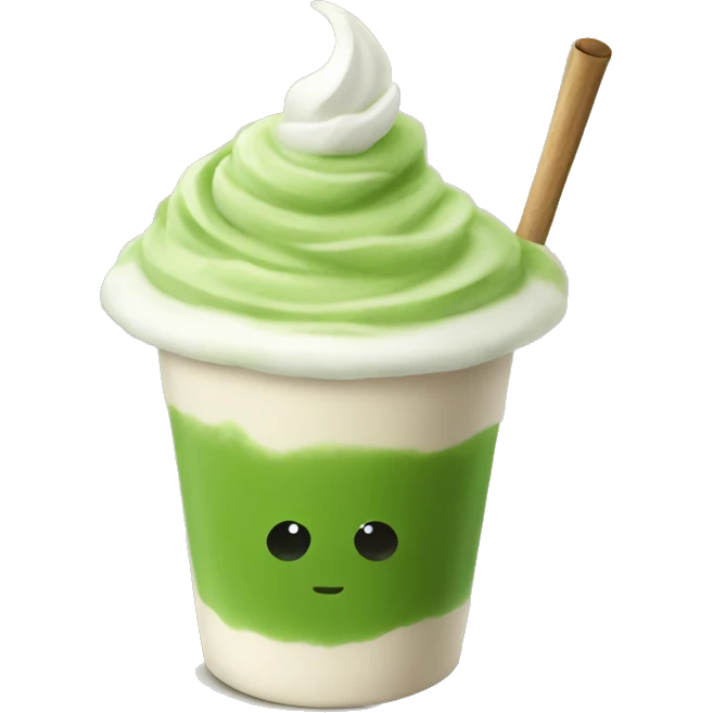 Matcha latte  emoji