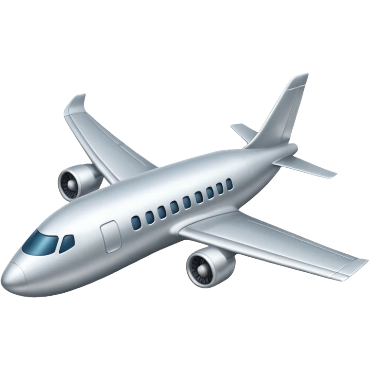 A plane which is flying in left direction emoji