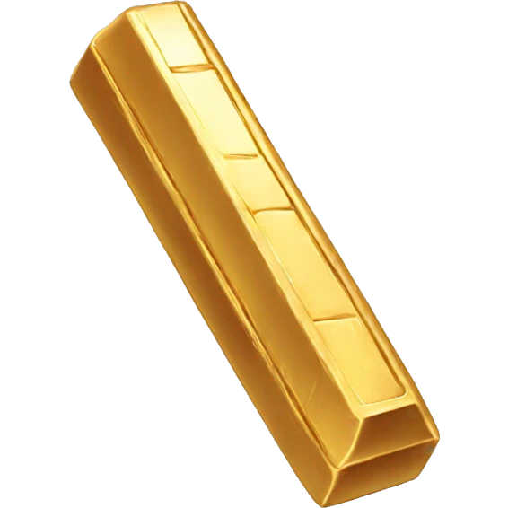 Golden bar emoji