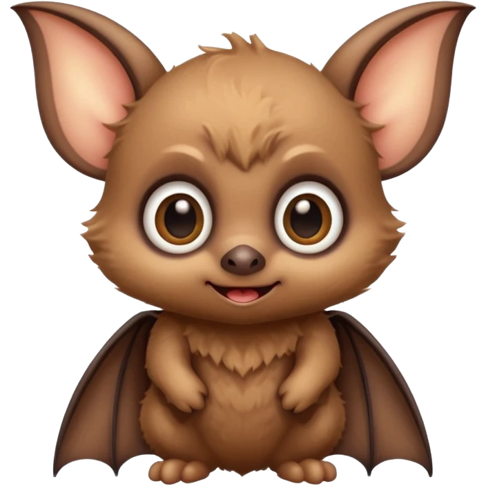 cute baby bat emoji