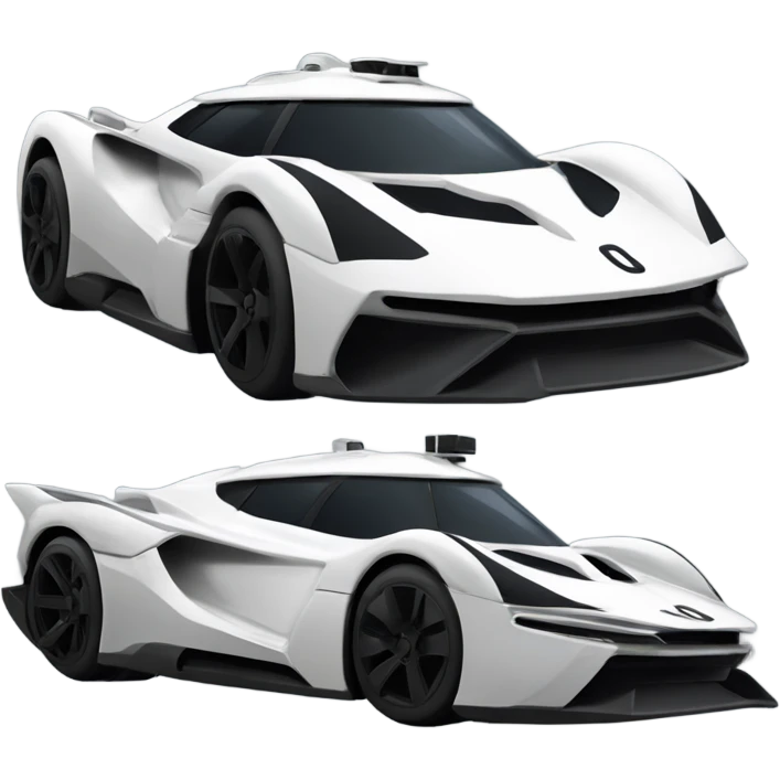 Aerodynamic death trooper hypercar emoji