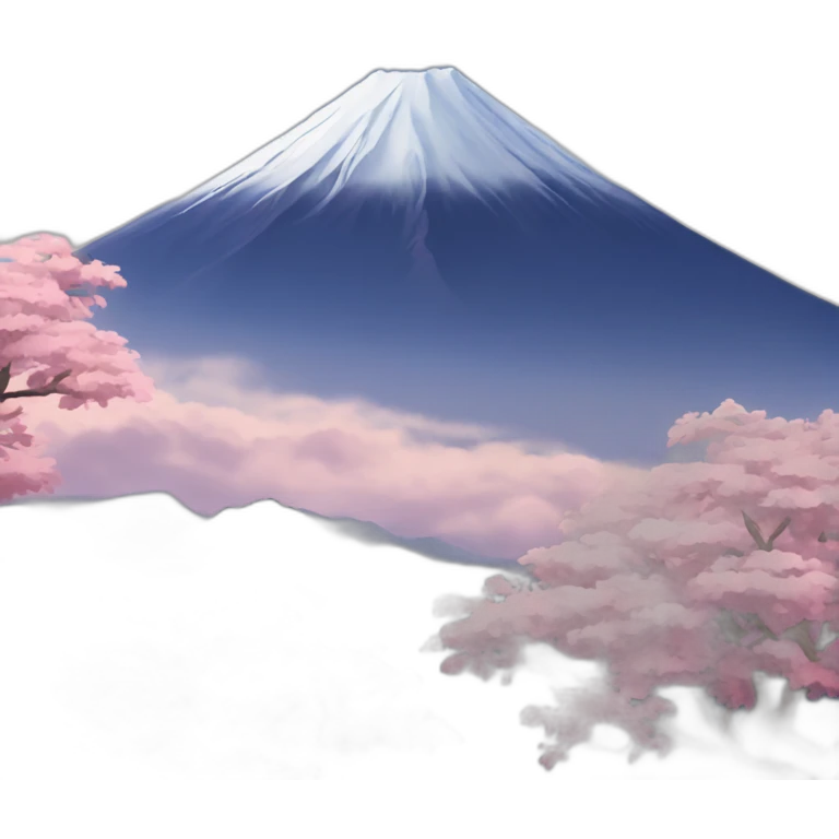 Fuji mountain emoji