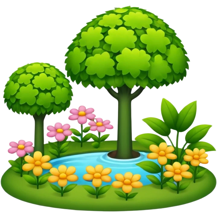 Dit on à garden emoji