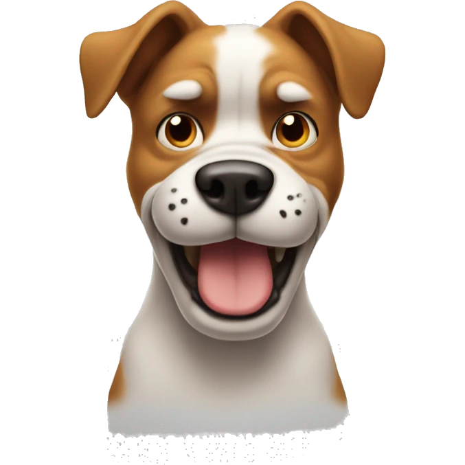 face who barks and looks mad emoji
