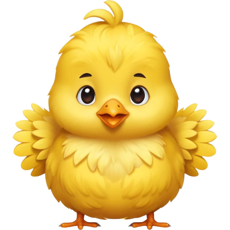 Pollito con corazones alrededor emoji