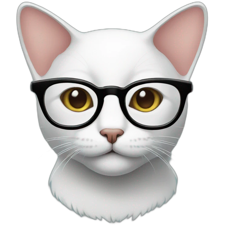 cat in glasses emoji