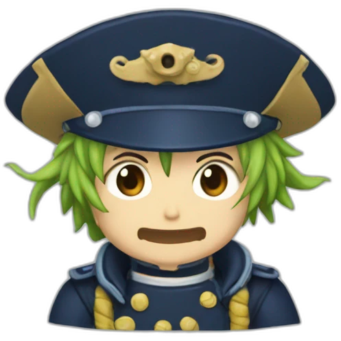 Haguar D. Sauro, a marine in OnePiece Ohara emoji