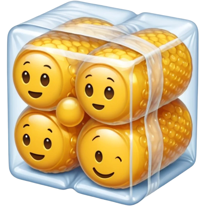Bubble wrap cover emoji