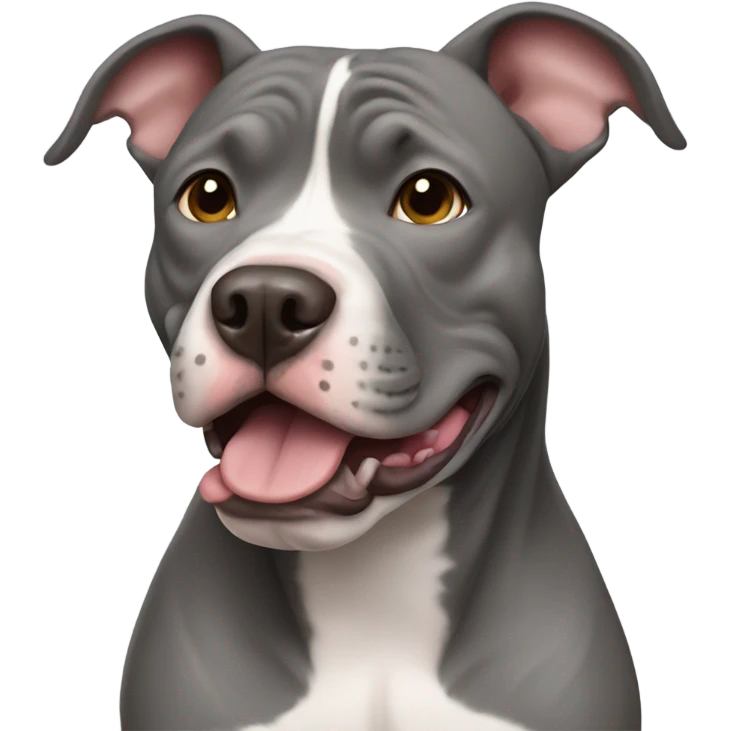 Grey pitbull emoji