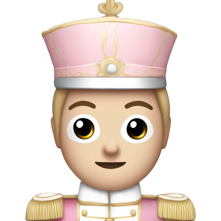 Light pink nutcracker emoji