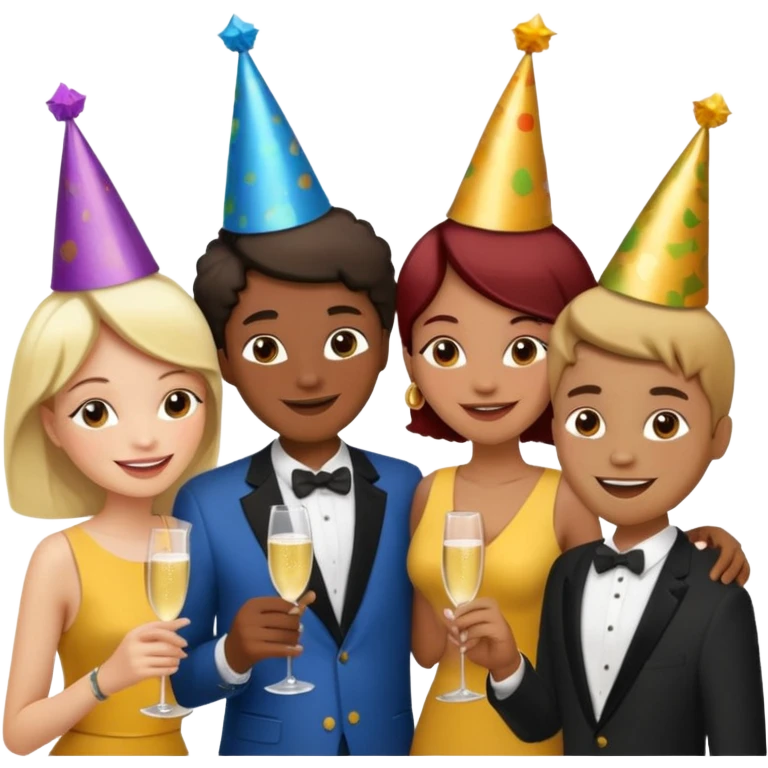 Personas reunidas charlando distendidamente emoji