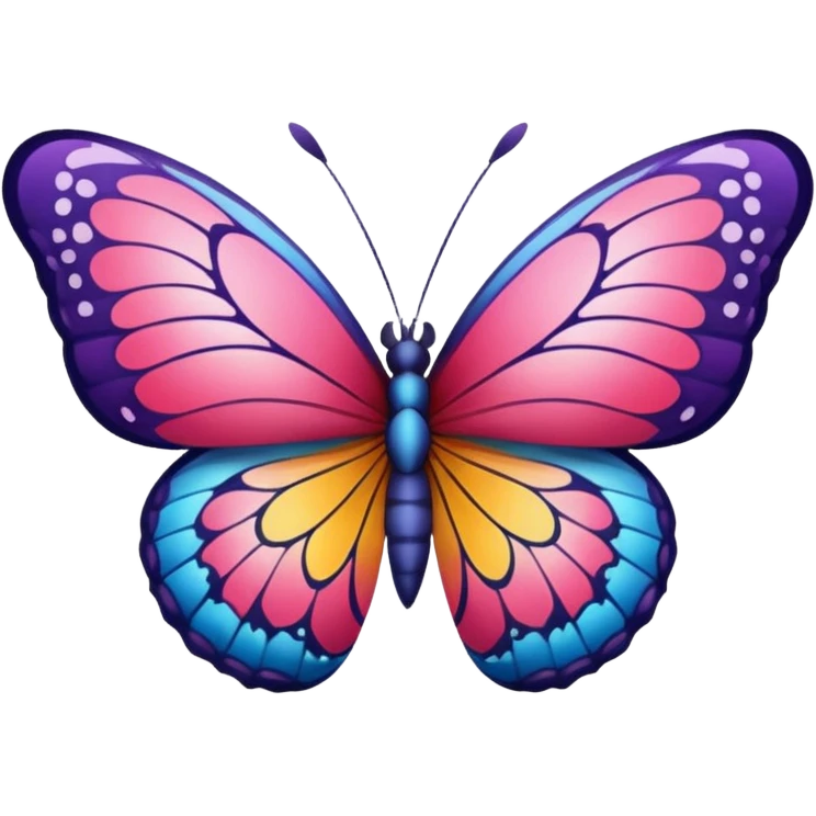 heart butterfly emoji