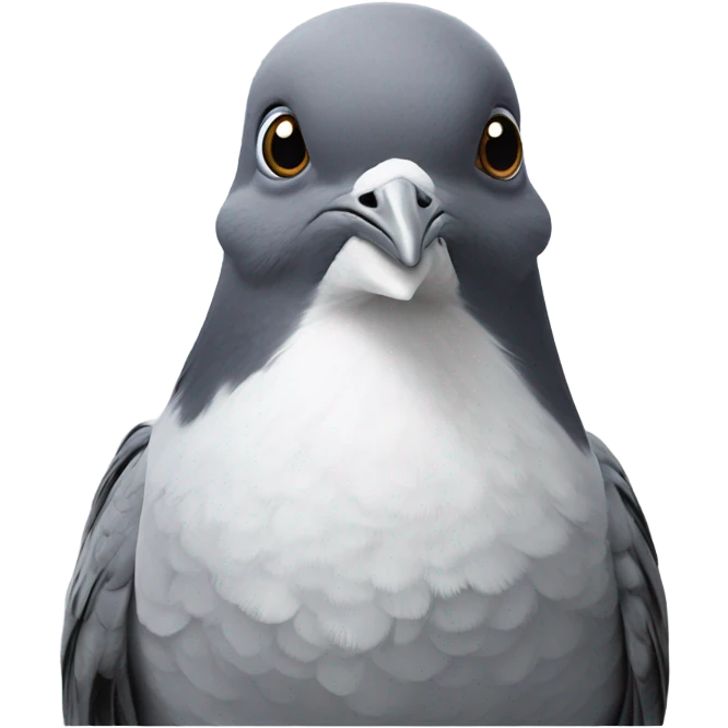 Trump’s face on a pigeon emoji