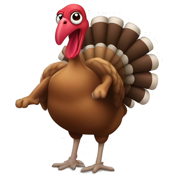 Turkey twerking emoji