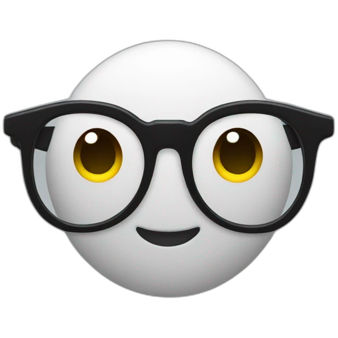 Loro con lentes negros de sol emoji