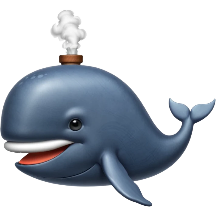 whale smoking  emoji