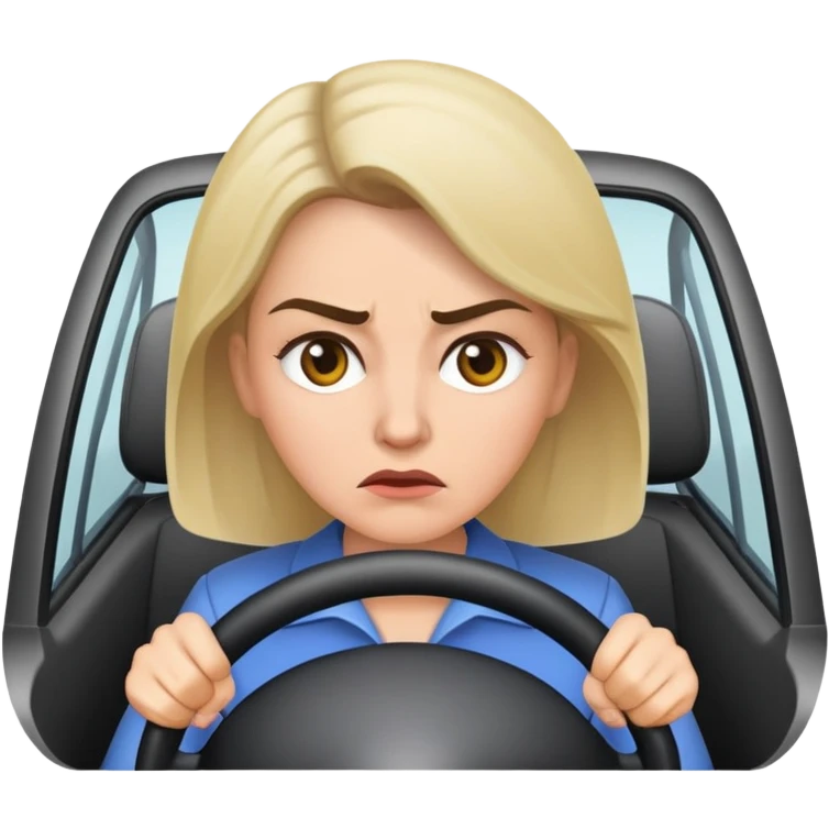 Dumb female driver emoji