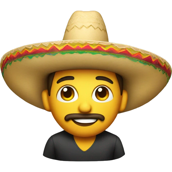 Mexican with sombrero  emoji