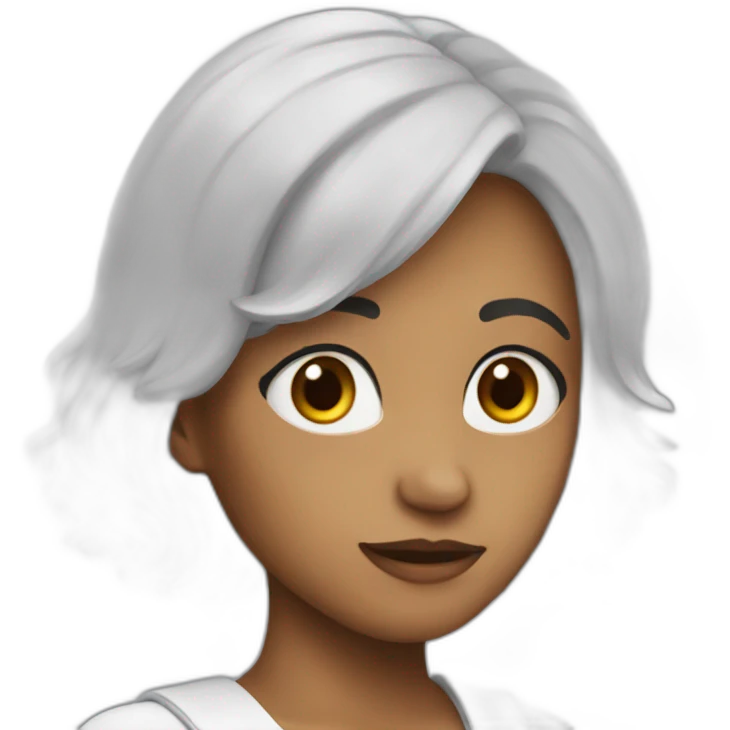 Realistic version of am angel emoji