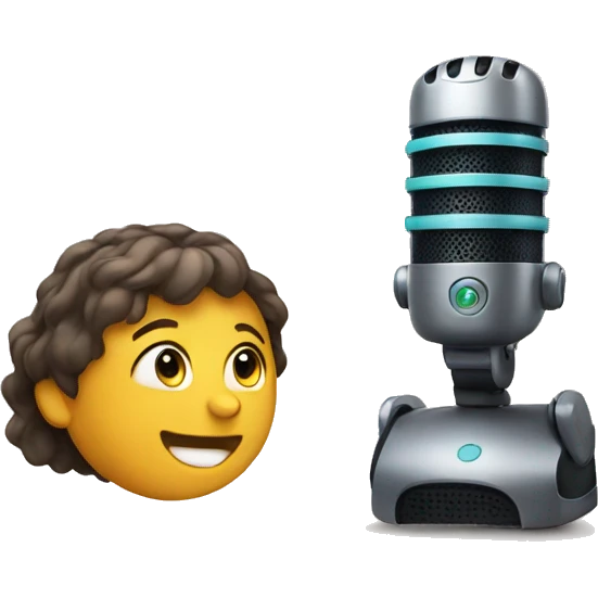 AI voice assistant emoji