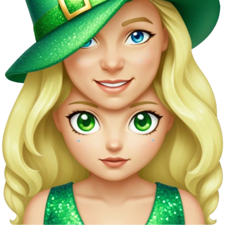 Sparkling Leprechaun emoji