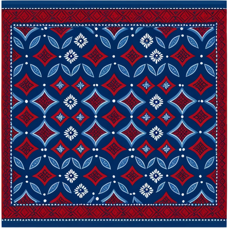 sindhi traditional ajrak cloth  emoji