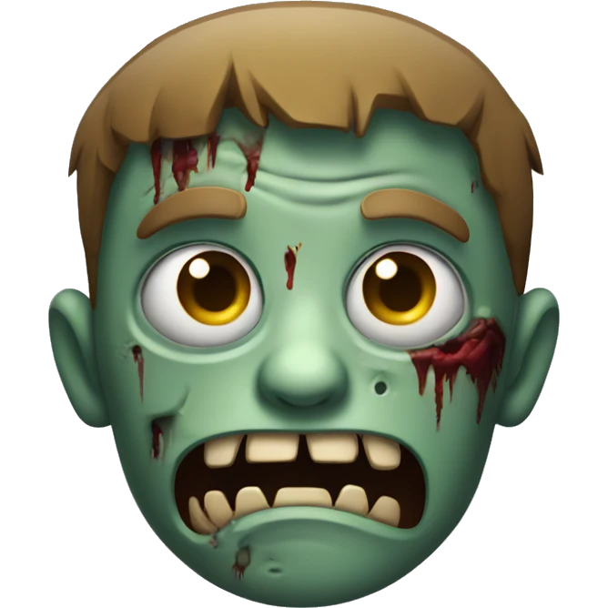 Zombie lachend emoji