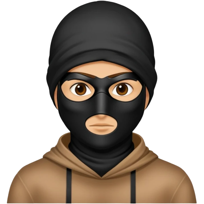 A thief emoji