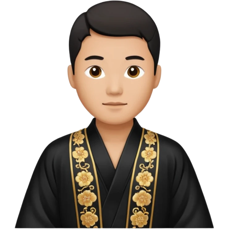 Chinese groom, traditional. emoji