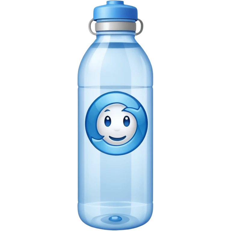 Plastic recyclable Water bottle emoji