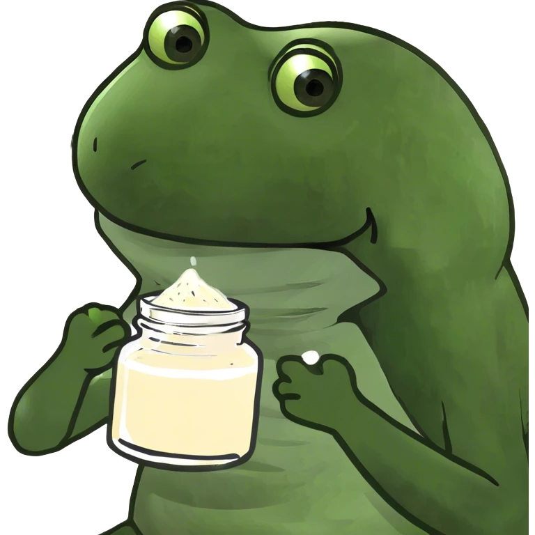Powder dip jar for manicure emoji