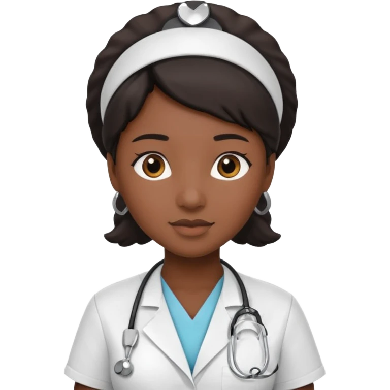NURSE BLACK S emoji