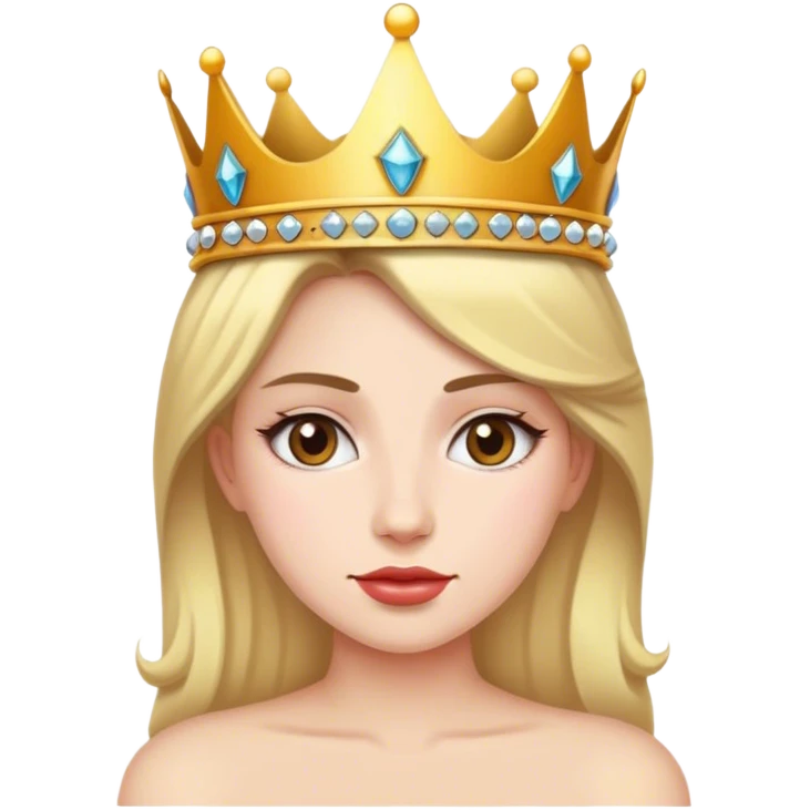 A woman's crown
 emoji