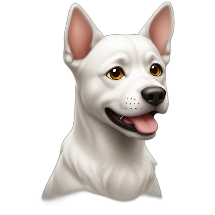 Chat sur chien emoji