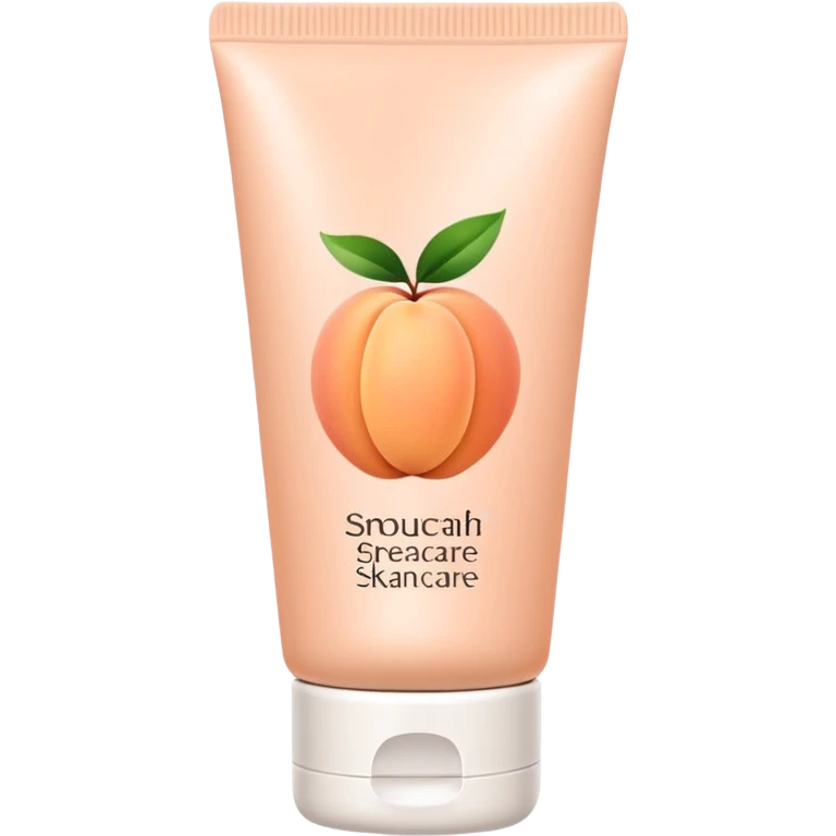 pale peach skincare tube emoji