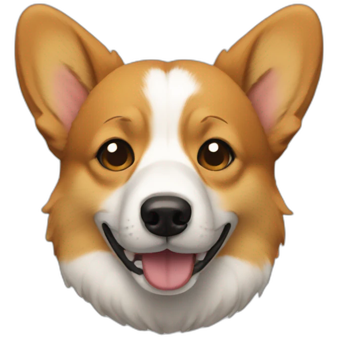 sick corgi emoji